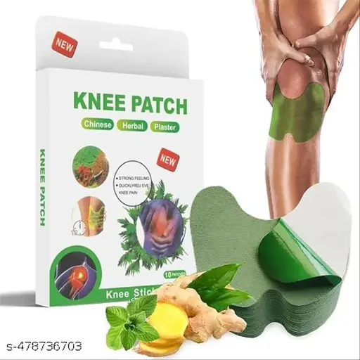 Herbal Knee Pain Relief Patch,10 PCS wellness Knee Patches Pack of 1