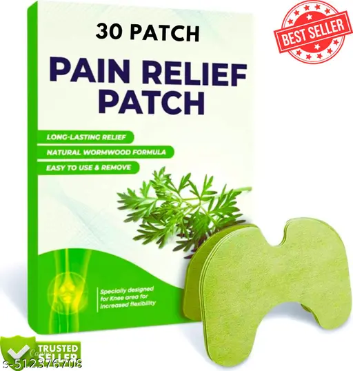 Herbal Knee Plaster 30 Sticker Pain Relief and Inflammation Patches Joint Knee Relief Patches Kit Natural Wormwood Extract Sticker Knee Pain Relief Patches For Men Women Pack Of 30 (Heavy quality)